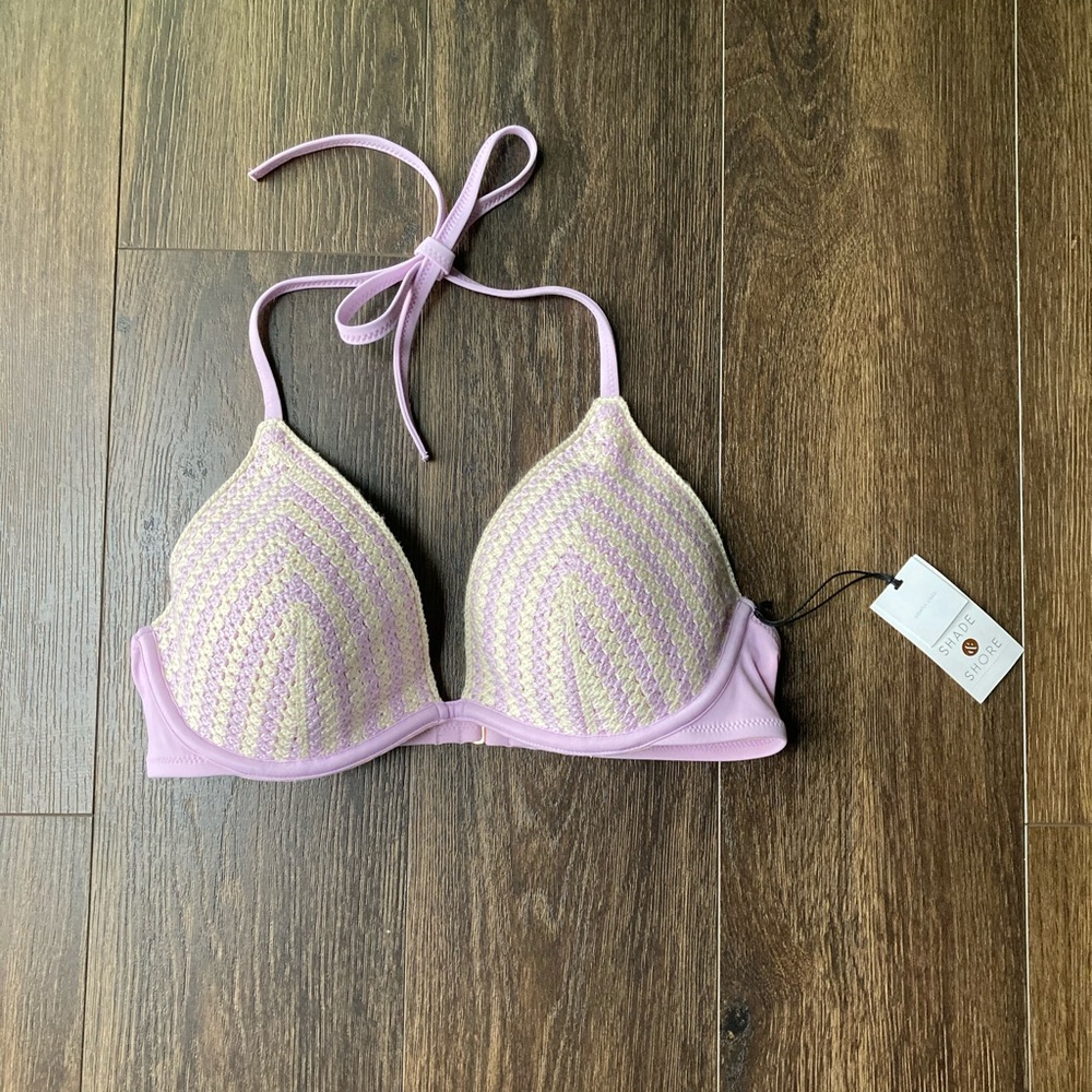 NWT crochet bikini top